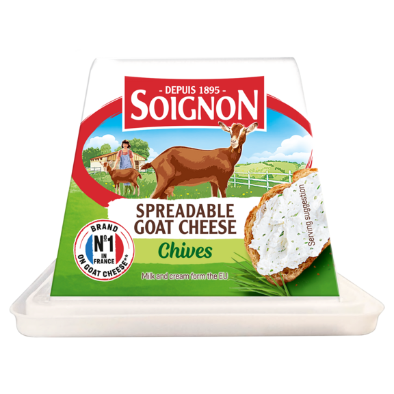 Spreadable goat cheese Pyramid Chives, 150g