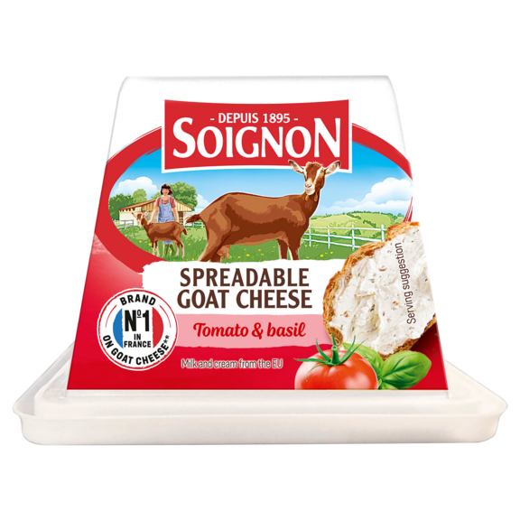 Spreadable goat cheese Pyramid Tomato and Basil, 150g