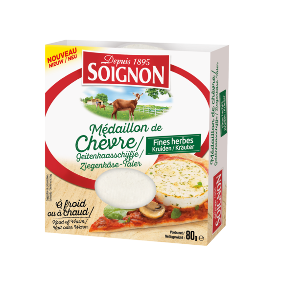 Goat cheese Medallions Fine Herbs, 80g