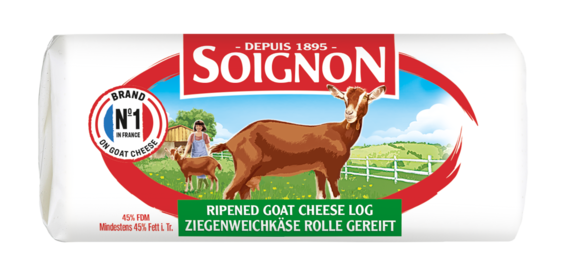 Ripened goat log, 150g