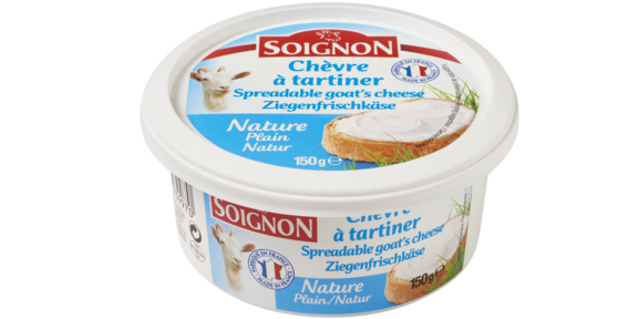 Spreadable goat cheese Plain, 150g pot