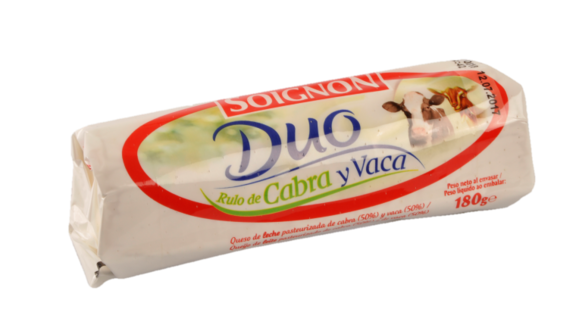 Duo ripened log goat and cow milk, 180g