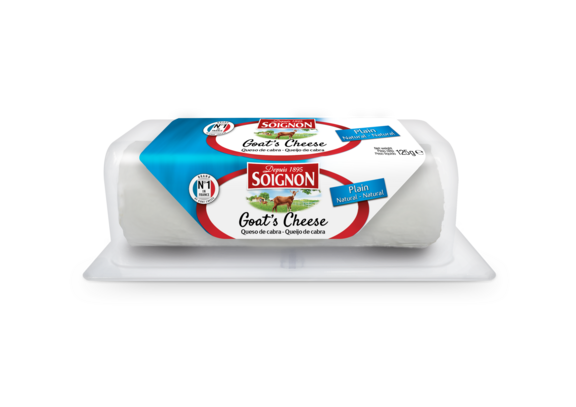 Unripened goat log Plain, 125g