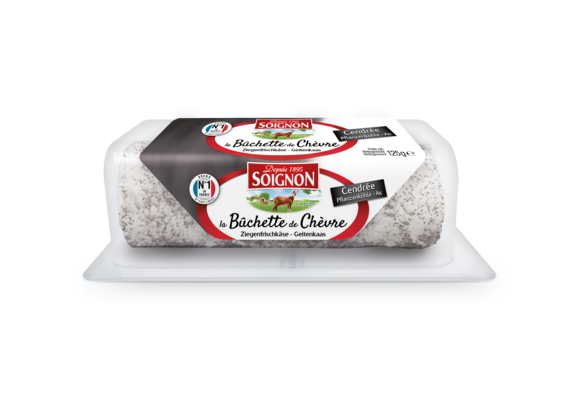 Unripened goat log Ash, 125g