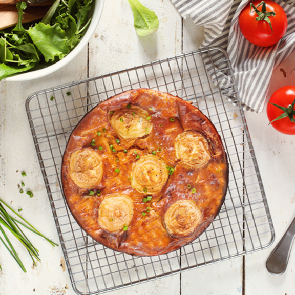 Goat Cheese and Tomato Crustless Quiche