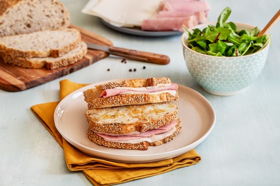 Goat cheese Croque Monsieur