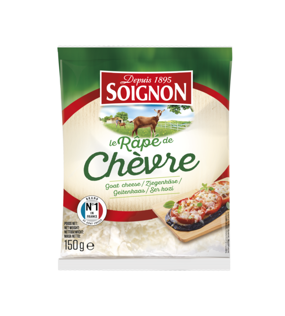 Shredded goat cheese, 150g — Semihard cheese Soignon
