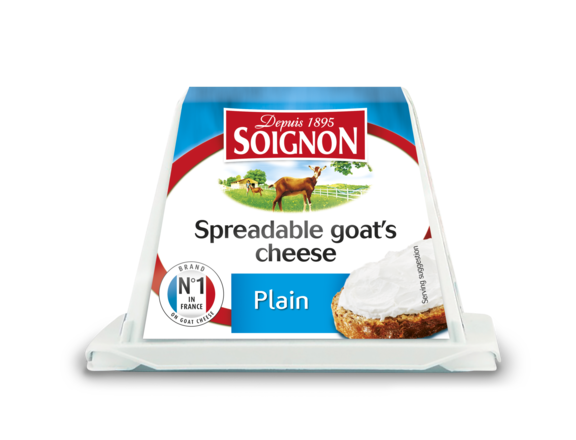 Spreadable goat cheese Pyramid  Plain, 140g