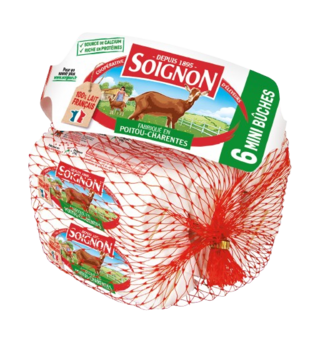 Mini goat cheese logs, 6x25g