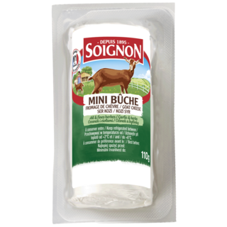 Unripened goat log Garlic and Herbs, 110g