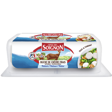 Fresh goat log Plain, 125g product visual