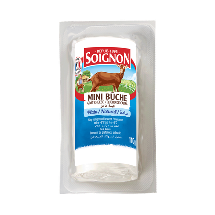 Fresh goat log plain 110g. product visual