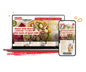New Soignon website visual